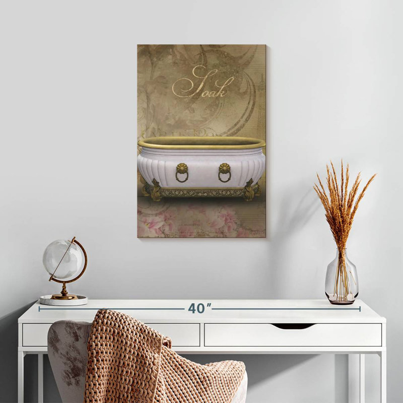 Kerrick Golden Bath I, H 24 po x l 16 po