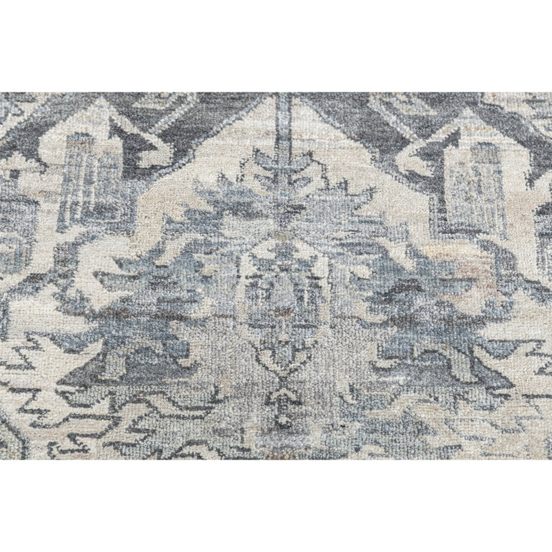 Tapis multicolore de haute qualité noué à la main, Rectangle de 5 pi x 8 pi