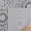 Savara Holdenville Silver Grey Ivory Cream Global Sunburst Indoor/ Outdoor Polypropylene Flatweave Area Rug-114323864