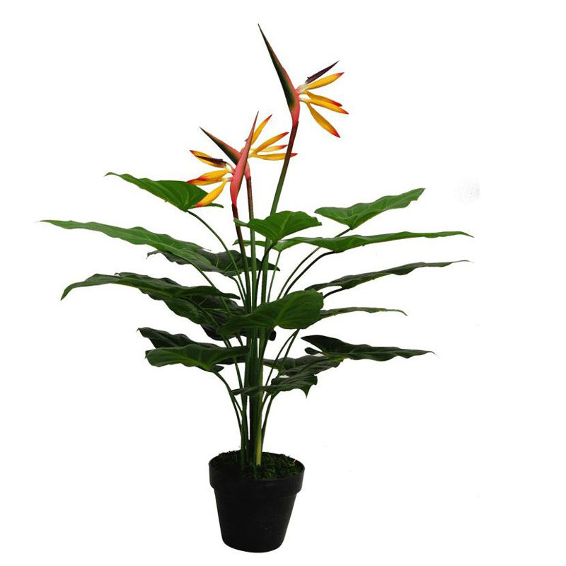 70cm Faux Flowering Plant in Pot Liner