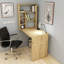 Computer Desk with Shelves Wall Mountable Lindzy-68938382