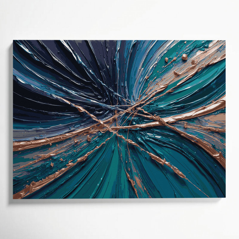Art mural sur toile Sci Fi Quantum, H 20 po x l 30 po