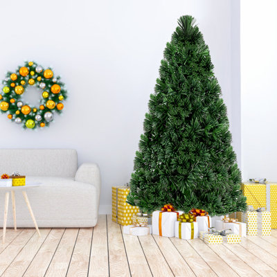 Arbre de Noël artificiel pin vert avec 24 lumières multicolores