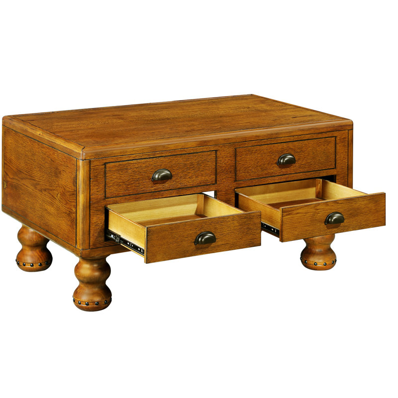 Table basse Alajos, Brun antique