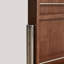 Miroir arqué pleine longueur avec tablettes et roulettes de rangement, miroir roulant autoportant pour la chambre à coucher et le salon