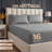 Beddora 4 Piece Bed Sheet Set Queen Titanium – Ultra Soft Double Microfiber, Deep Pocket Fitted Sheet, Wrinkle & Fade Resistant, Hotel Quality Bedding, Breathable & Durable-126702191-126702189