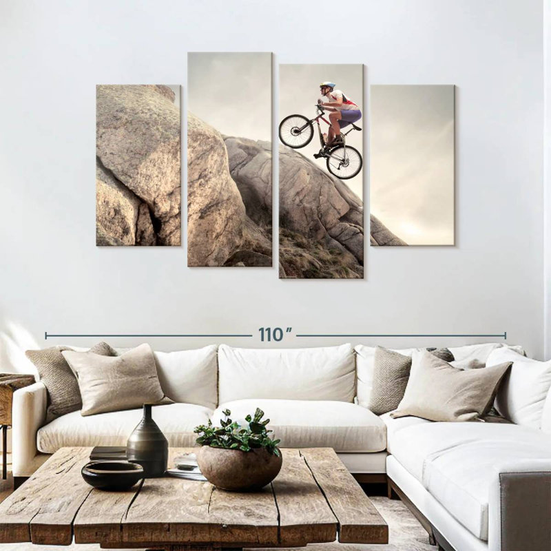 Sirpi Rocky Uphill Cycling, H 54 po x l 84 po