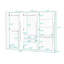 6-Doors Wooden Wardrobe Storage with 2 Drawers and Shelves