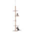 Tour d'escalade verticale à hauteur réglable pour chat