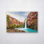 Impression de chutes de Havasu - art mural cascade du Grand Canyon - affiche de toile de rivière bleu turquoise - Arizona Nature Landscape Art-87054987