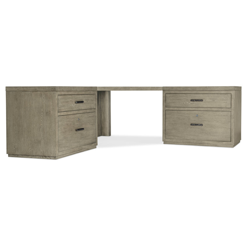 Linville Falls Floating Desk, 30" H x 85" W x 85" D