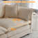Hibbell Comfort U Shaped Couch With Reversible Chaise, Modular Large U-Shape Sectional Sofa, Double Extra Ottomans