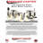 4 Piece Nylon Wheel Swivel Caster Set