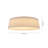 Dimmable LED Fabric Drum Flush Mount With Glass Diffuser-1019635722