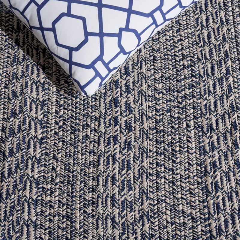 Braided 265 Hand Woven Performance Machine Washable No Pattern Rug, Rectangle 6' x 9'