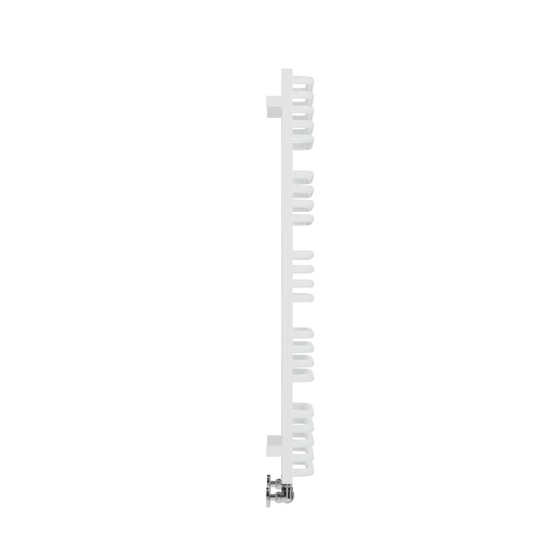 Alex Heated Towel Rail, 114 cm H x 50 cm W x 12 cm D, White