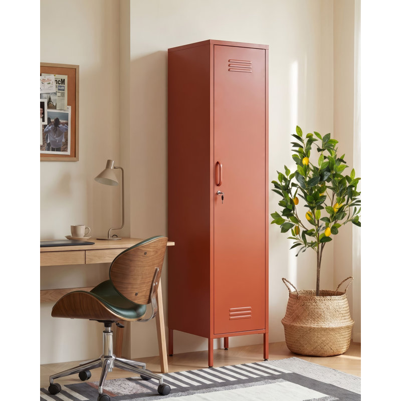 Storage Unit FROME Metal Golden Brown