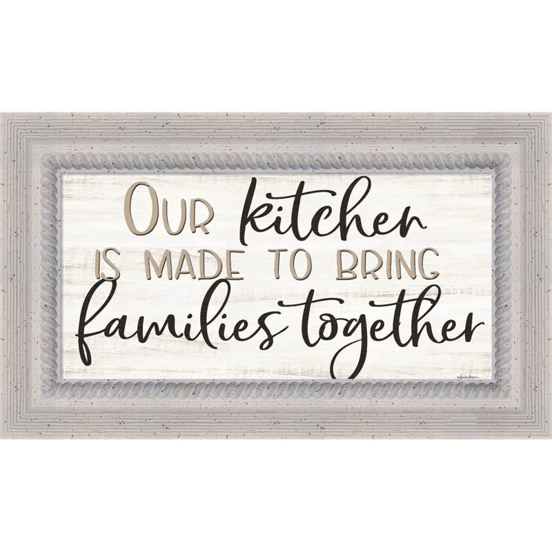 Our Kitchen par Susie Boyer - impression encadrée