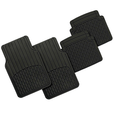 Ensemble 4 pièces de tapis de sol en vinyle antidérapant ClimaProof