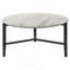 Table basse ronde en simili marbre Tandi