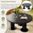 39.4" Round Petal-Shaped Coffee Table-114232484
