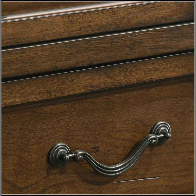 Table de chevet 3 tiroirs Traditional