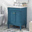 Meuble-lavabo simple 24 po avec plateau en résine Durnan
