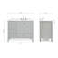 Ensemble de meuble-lavabo simple 43 po Cambridge-1977727430