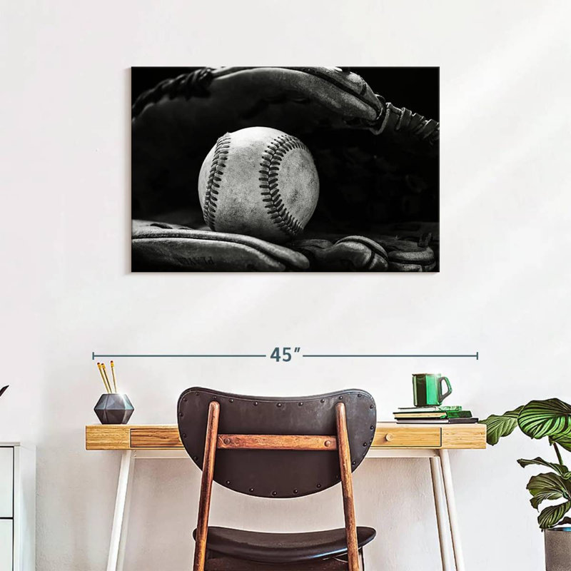 Sireci Glove Holding Baseball, 24" H x 36" W