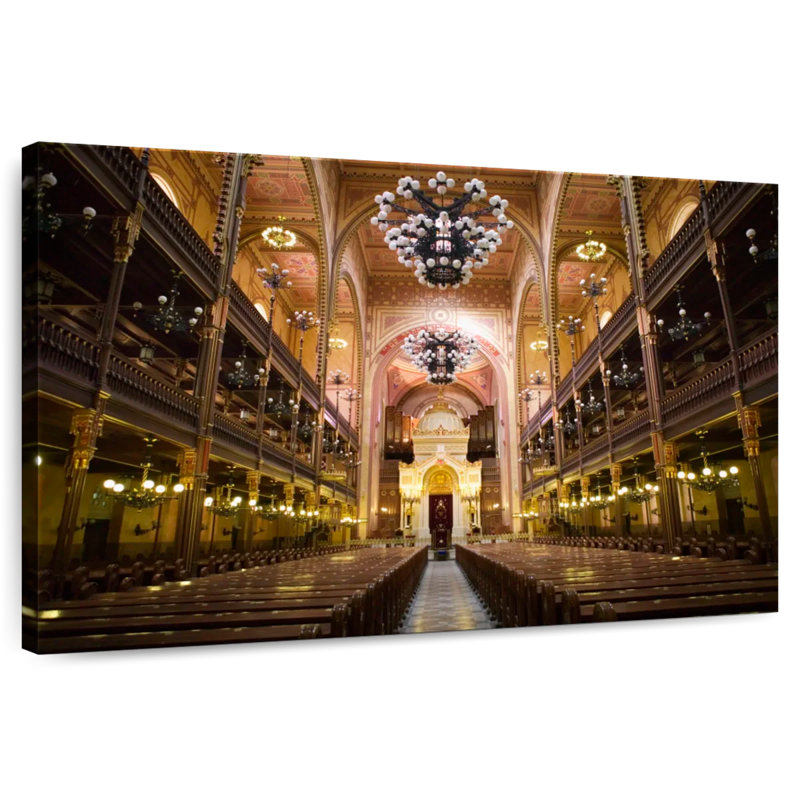 Nicci Great Synagogue Interior, 32" H x 48" W