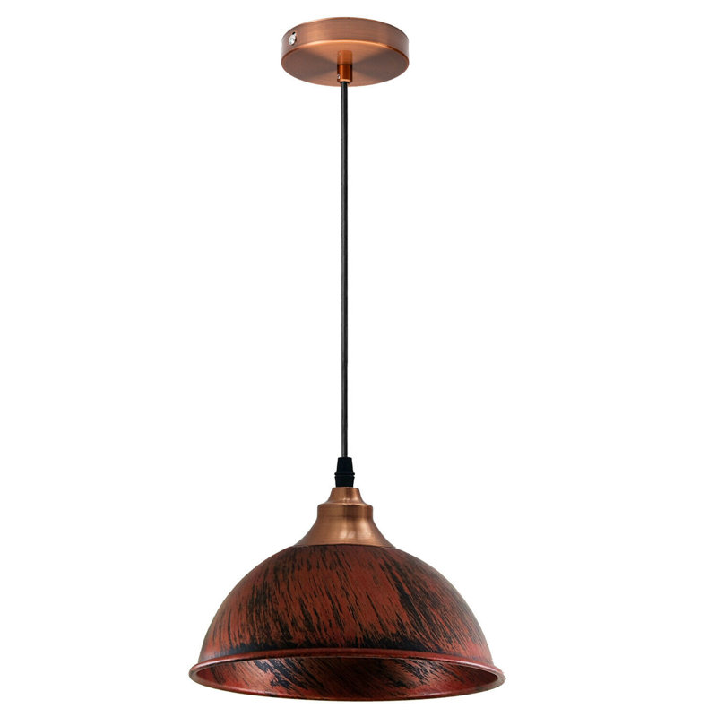 Bucklin 1 - Light Pendant, Rustic Red, Copper