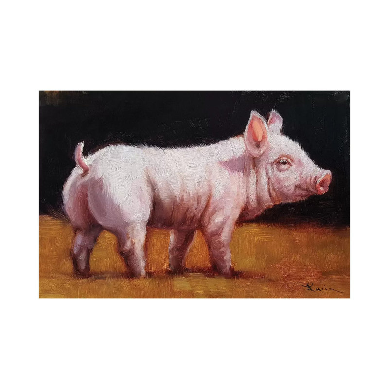 Wilbur by Lucia Heffernan - Wrapped Canvas Painting, 66.04 cm H x 45.72 cm W x 3.175 cm D