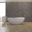 Baignoire de trempage autoportante de 63 po x 38 po avec drain