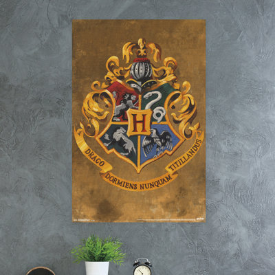 Impression sur papier poudlard crest harry potter-