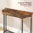 Small Entryway Table 2 Tier Half Moon Table With Metal Frame