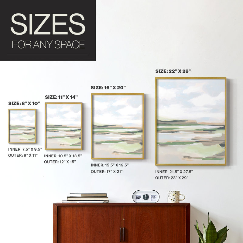 Mesa Verde I Framed Print - Solid Wood, 28" H x 22" W