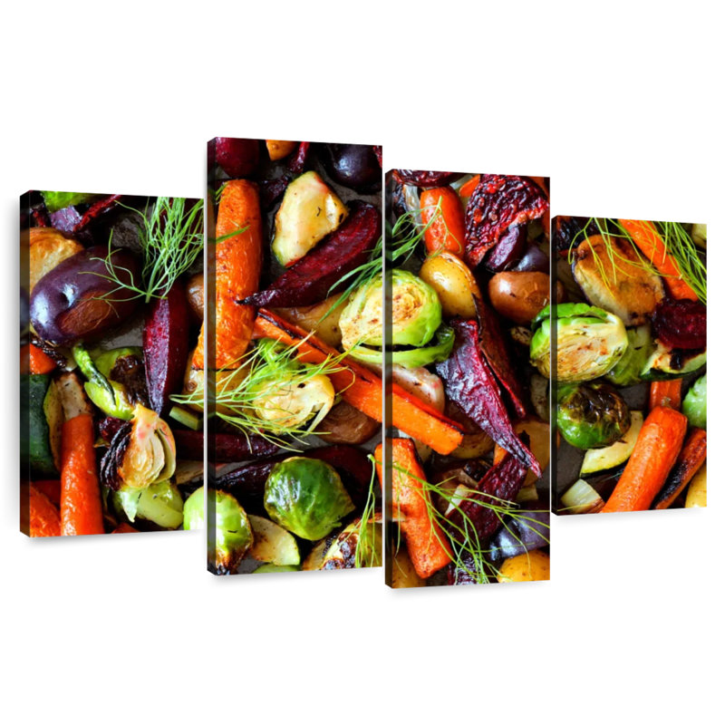 Légumes d'automne rôtis Yarlin, H 42 po x l 68 po