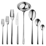 Linea Flatware Set - 43 Pieces - Ice Champagne