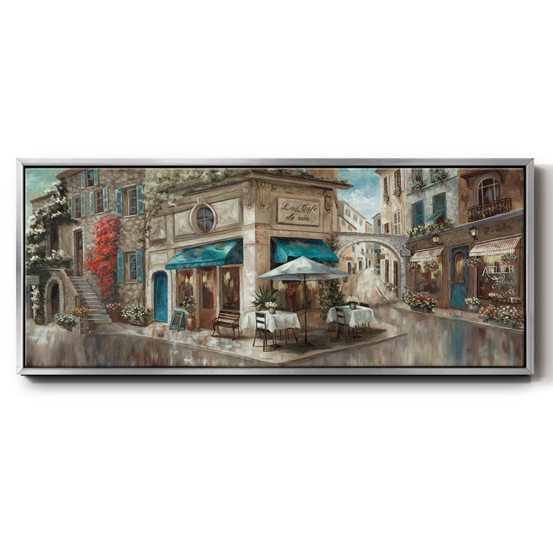 Coin café - toile encadrée, H 8 po x l 20 po