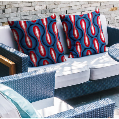 Coussin décoratif intérieur / extérieur Ikat