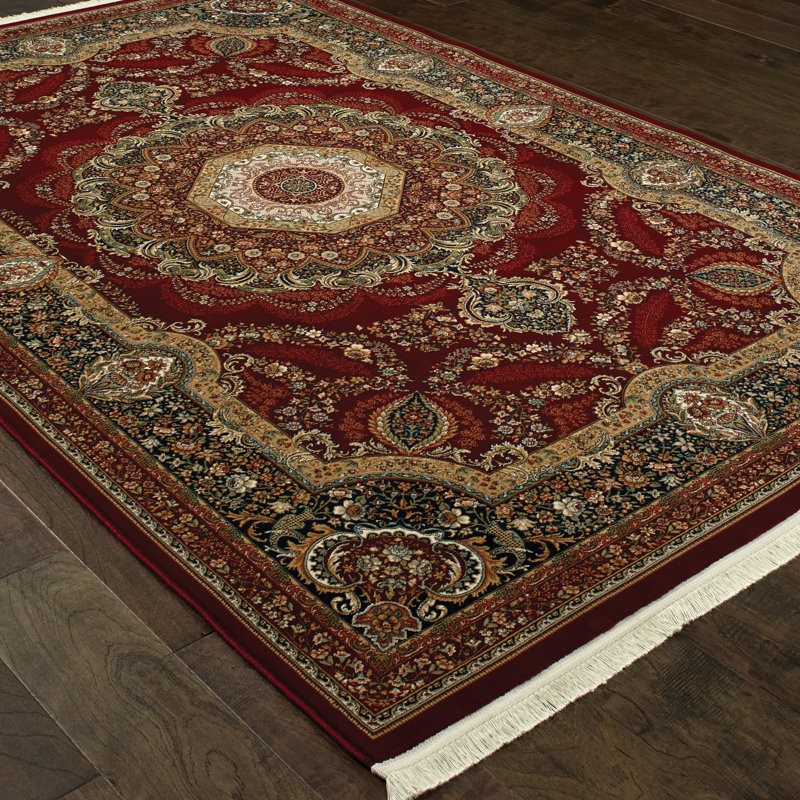 Knepp Oriental Indoor Rug, Rectangle 3'10" x 5'5"