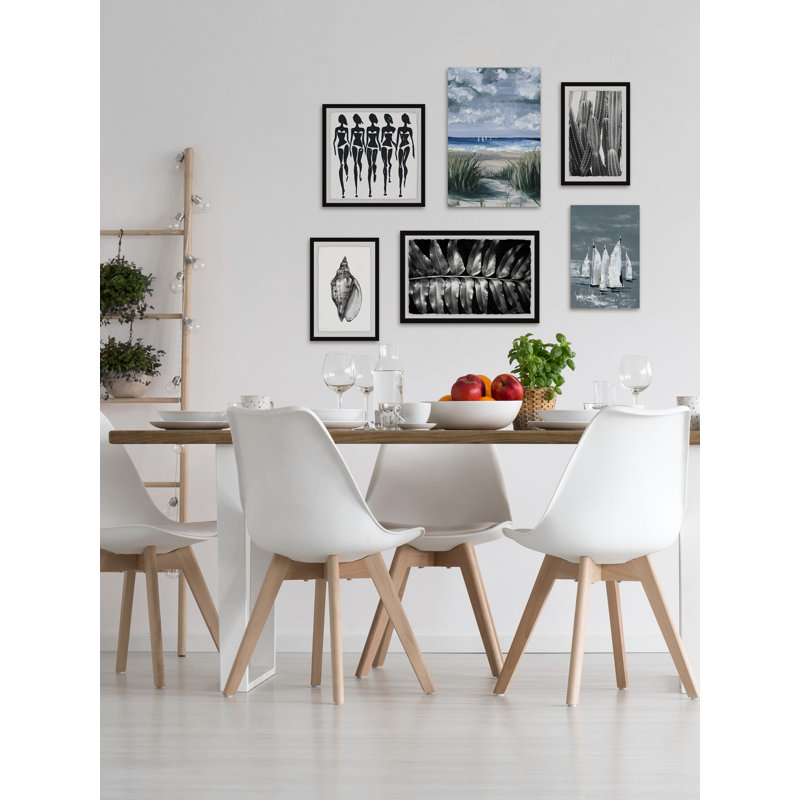 Boell Tones of Silver Hexaptych