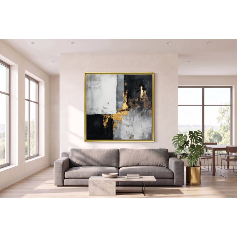 Gilded Resolve, 26" H x 26" W