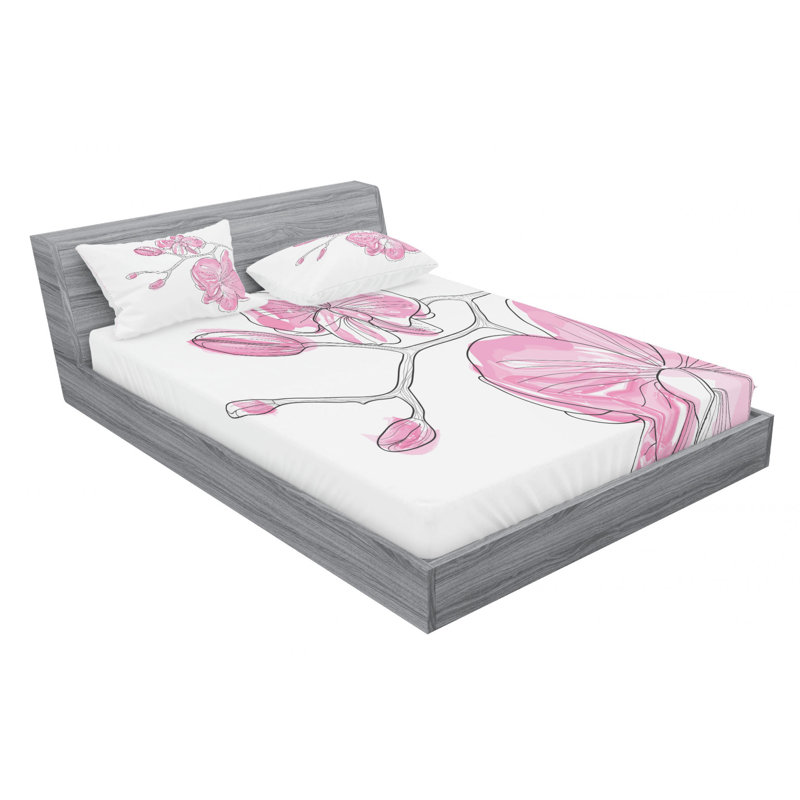 Microfiber Sheet Set, Full Sheet Set + Fitted Sheet + 2 Pillowcases