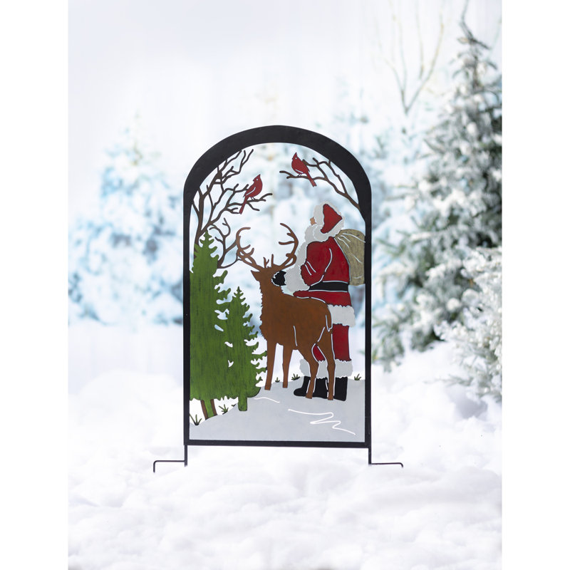 Piquet de jardin Dread Santa and Deer