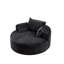 Canapé-lit simple en éponge en polyester de 55 pi, sans assemblage requis, fauteuil-lit moderne moelleux pour le salon, la chambre à coucher, le salon et la salle de projection (pas une chaise pivotante)-1234354977