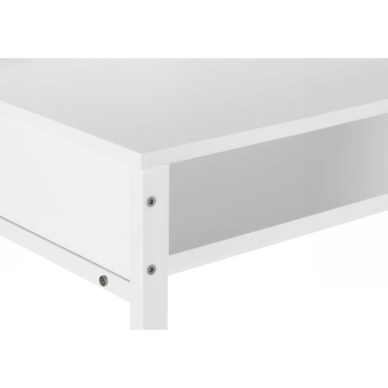 Bureau d'ordinateur, Blanc
