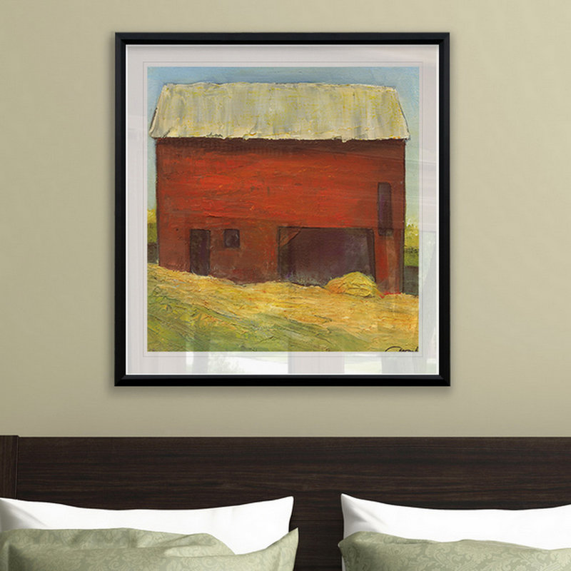 Barn III - reproduction de cadre photo sur papier, H 30,5 po x l 30,5 po x P 1,5 po