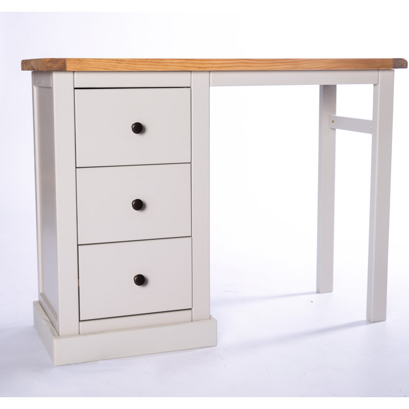 Englehart Writing Desk, Black, White