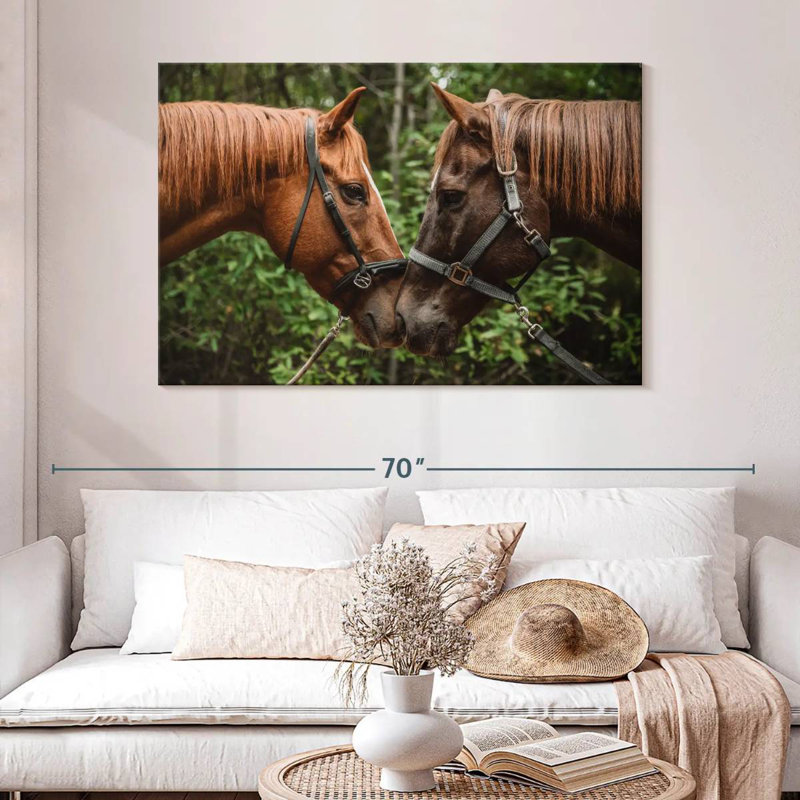 Brampt Horse Smooch, 32" H x 48" W